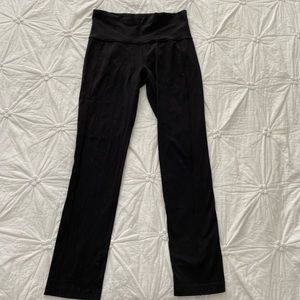 Straight leg high waisted lululemon leggings
